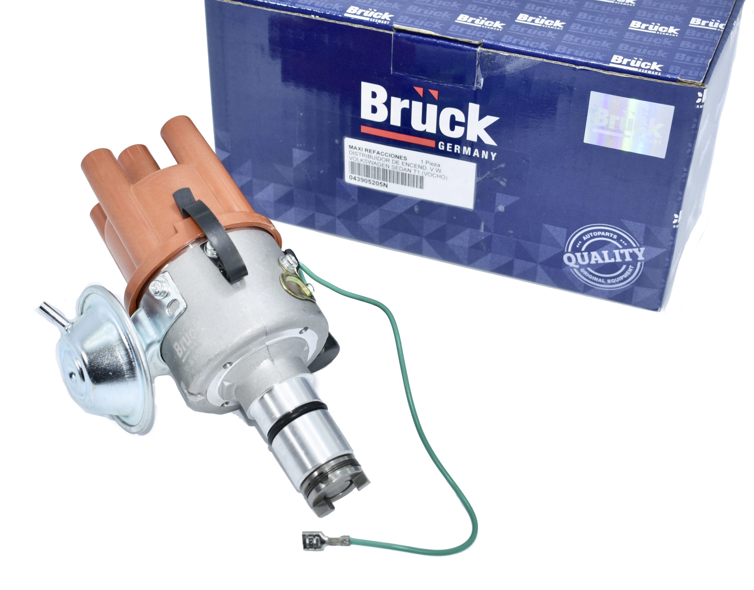 043905205NDISTRIBUIDOR DE ENCENDIDOVOLKSWAGEN (VW) SEDAN T1 (VOCHO) i1600 (78-06) 1.6 LITROS / COMBI / PANEL i1600 (73-87) 1.6 LITROS, T2 ENFRIADA POR AIRE (88-90) CON AVANCE ENCENDIDO CONVENCIONAL O CENTRIFUGO (PLATINOS) (CARBURADOS)043905205N - Imagen 4