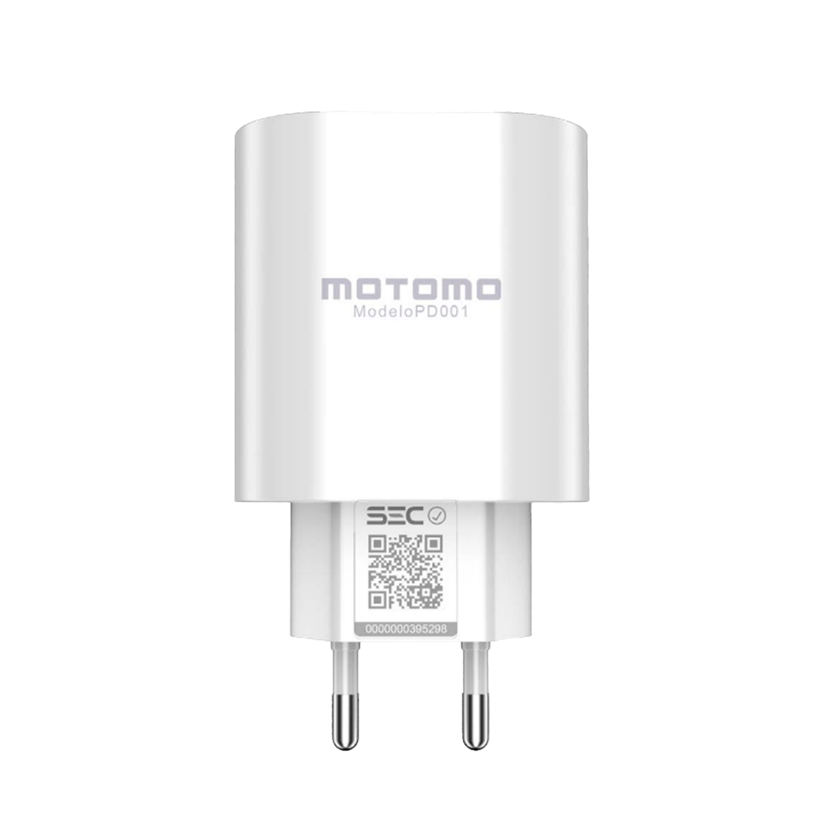 Cargador Rápido Motomo Pd001 20w Tipo C Blanco - Imagen 2
