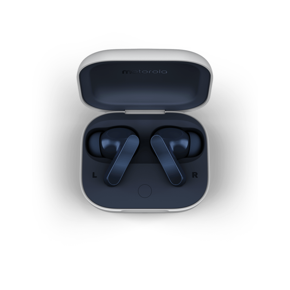 Audifonos Bluetooth Motorola Motobuds Azul - Imagen 3