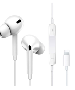 Audífono Tipo Earpods Lightning Iphone Jh-7a Blanco