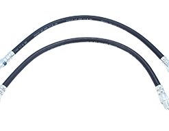 Alternative view of NF6029-PARPAR DE MANGUERAS DE FRENOVOLKSWAGEN (VW) SEDAN T1 (VOCHO) (57-72) 1200 CC / 1500CC, KARMANN GHIA (56-74) 1.2, 1.5, 1.6 LITROS, COMBI / PANEL T2 (50-55) FRENO TAMBOR DELANTERA DERECHA / IZQUIERDA LARGO: 46 CM INCLUYE: 2 MANGUERASNF6029 / 113611701