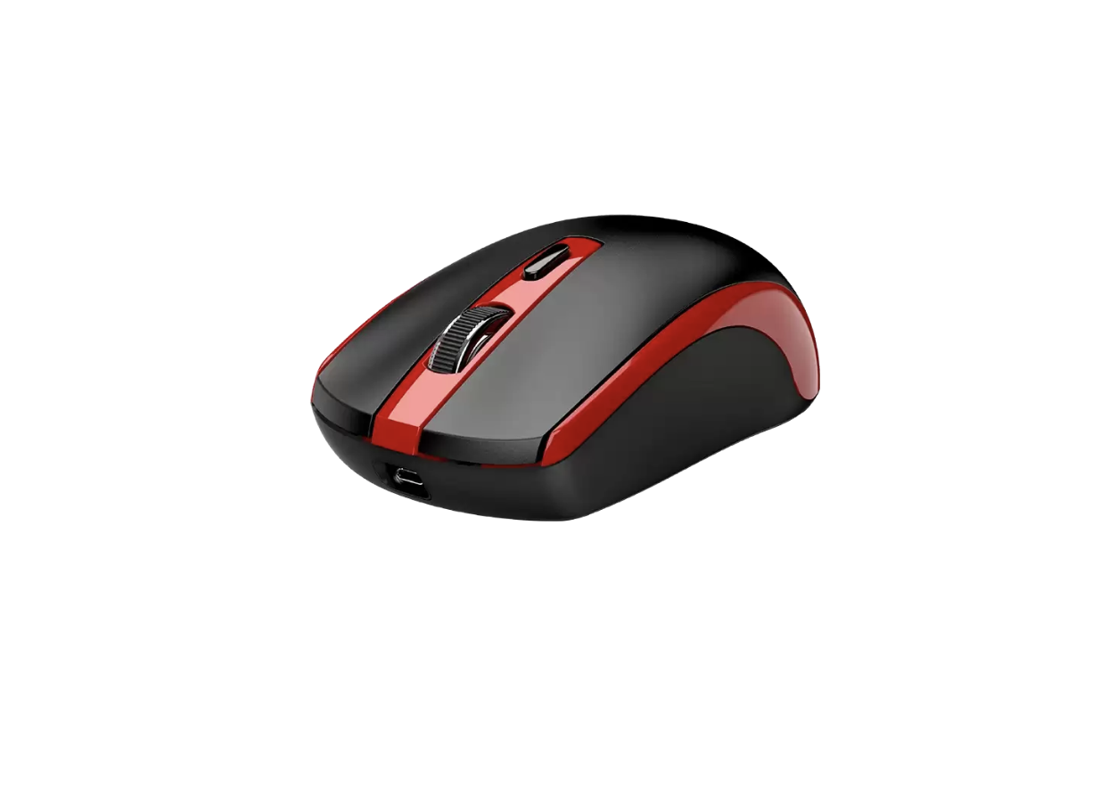 Mouse Inalambrico Recargable Genius Eco-8150 Rojo - Imagen 4