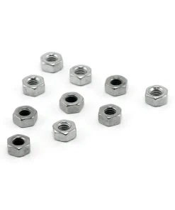 10 Tuerca Hexagonal Cromada Pulgadas 5/16-24